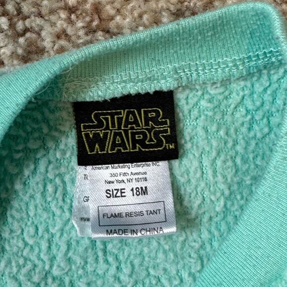 Star Wars Baby Yoda sleeper, size 18 months - Picture 3 of 4